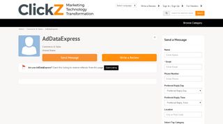 
                            9. AdDataExpress - Commerce & Sales - Martech