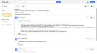 
                            13. Added member/guest Country flag and email (gravatar) login - Google ...
