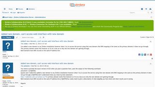 
                            11. Added new domain, can't access web interface with ... - Zimbra Forums