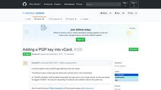 
                            4. Adding a PGP key into vCard. · Issue #158 · nextcloud/contacts · GitHub