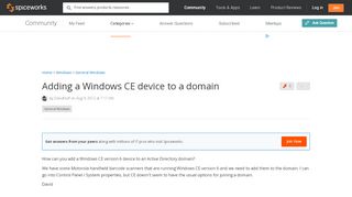 
                            3. Adding a Windows CE device to a domain - Windows Forum ...