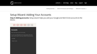 
                            4. Adding Accounts To Your Blackphone | Silent Circle
