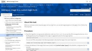
                            13. Adding an image to a custom login form - IBM