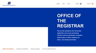 
                            12. Adding Classes - Office of the Registrar - Boise State Registrar