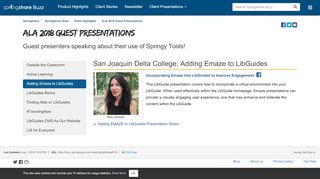 
                            11. Adding Emaze to LibGuides - ALA 2018 Guest Presentations ...