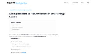 
                            8. Adding handlers to FIBARO devices in SmartThings | FIBARO Manuals