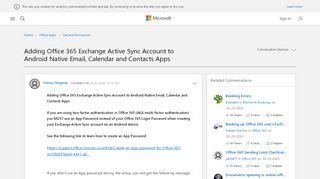 
                            10. Adding Office 365 Exchange Active Sync Account to Android Native ...