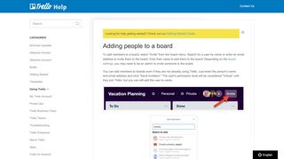 
                            3. Adding people to a board - Trello Help