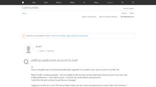 
                            5. adding roadrunner account to mail - Apple Community - Apple ...