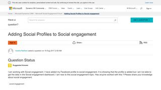 
                            11. Adding Social Profiles to Social engagement - Microsoft Social ...