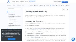 
                            9. Adding the License Key | PSPDFKit