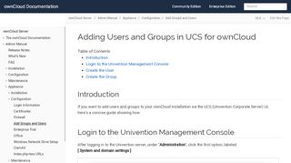 
                            12. Adding Users and Groups in UCS for ownCloud :: ownCloud ...