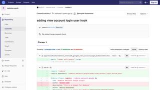 
                            12. adding view account login user hook (6a028417) · Commits · MyECP ...