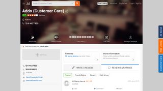 
                            12. Addo (Customer Care) in Kolkata - Justdial