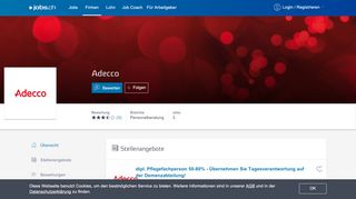 
                            3. Adecco - 7 Stellenangebote auf jobs.ch