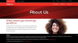 
                            5. Adecco - About us - Adecco India