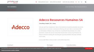 
                            10. Adecco Ressources Humaines SA | Promove