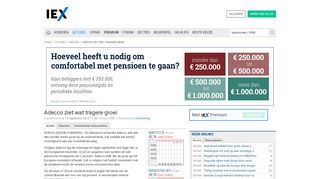 
                            13. Adecco ziet wat tragere groei | IEX.nl
