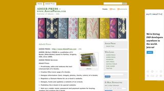 
                            4. ADEEB PRESS - www.AdeebPress.com | Publisher of eBooks – USA