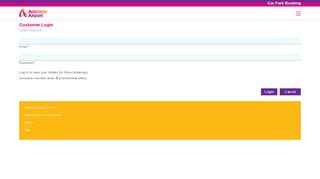 
                            1. Adelaide Airport - Login