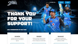 
                            7. Adelaide strikers Membership