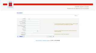 
                            5. ADEME Aàp - Inscription - appelsaprojets.ademe...