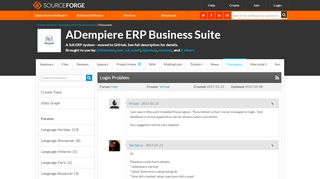 
                            4. ADempiere ERP Business Suite / Discussion / Help:Login Problem ...