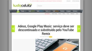 
                            13. Adeus, Google Play Music: serviço deve ser descontinuado e ...
