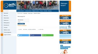 
                            7. ADFC Pfaffenhofen: Login für Aktive