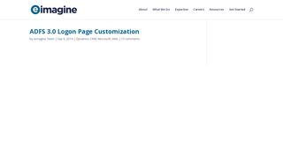 
                            3. ADFS 3.0 Logon Page Customization - eimagine