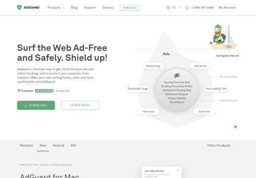 
                            2. AdGuard — World's most advanced adblocker!