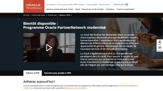 
                            5. Adhérer à OPN | Se lancer | Oracle PartnerNetwork