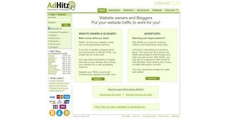 
                            1. AdHitz.com - Advertising for all budgets. Website owners make money