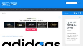
                            6. Adidas font download - Famous Fonts