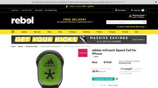 
                            12. adidas miCoach Speed Cell for iPhone | Rebel Sport