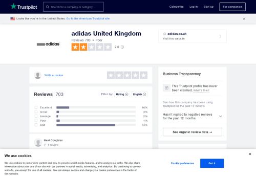 
                            10. adidas United Kingdom Reviews | Read Customer Service Reviews of ...