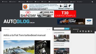 
                            11. Adiós a la Fiat Toro turbodiesel manual - ARGENTINA AUTOBLOG