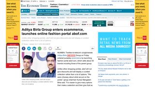 
                            6. Aditya Birla Group enters ecommerce, launches online fashion portal ...