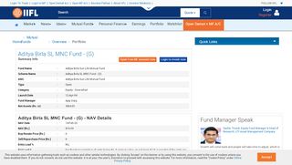 
                            9. Aditya Birla SL MNC Fund - (G) - Aditya Birla Sun Life Mutual Fund ...