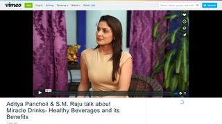
                            11. Aditya Pancholi & S.M. Raju talk about Miracle Drinks- Healthy ...