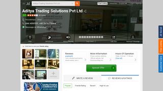 
                            9. Aditya Trading Solutions Pvt Ltd, Thiruvanmiyur - Aaditya Trading ...