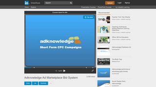 
                            13. Adknowledge Ad Marketplace Bid System - SlideShare