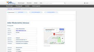 
                            12. Adler Modemärkte Adresse | Telefon | Kontakt - Jobvoting