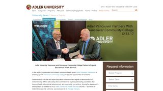 
                            5. Adler Vancouver Partners With Vancouver Community College ...