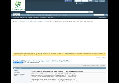 
                            12. ADM CDP portal is not working, login problem | CDP Login Page Abu ...