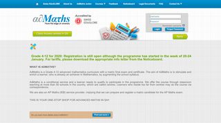 
                            1. AdMaths - Home of advanced maths