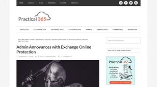 
                            7. Admin Annoyances with Exchange Online Protection - Practical 365