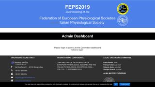 
                            7. Admin Dashboard | FEPS SIF 2019