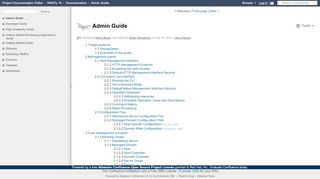 
                            1. Admin Guide - WildFly 10 - Project Documentation Editor