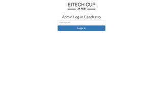 
                            6. Admin Log in Eitech cup - ProCup